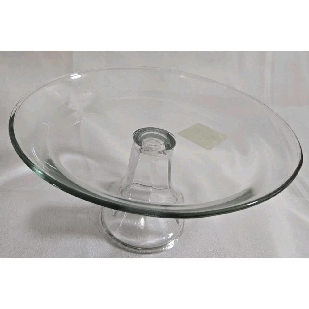 Glass Pie or Tart Elevated Stand,  9 3/4